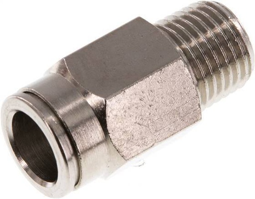 [F266U] Raccord enfichable 10mm x R1/4'' à filetage mâle Laiton NBR