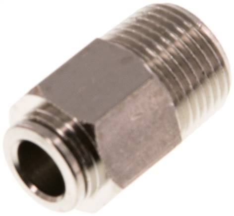 [F266W] Raccord enfichable 8mm x R3/8'' à filetage mâle Laiton NBR
