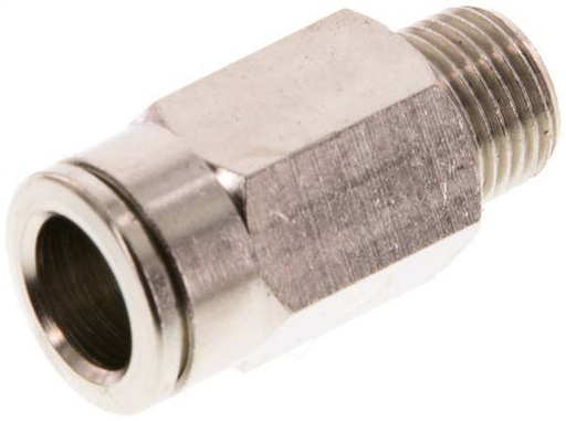 [F2676] Raccord enfichable 8mm x R1/8'' à filetage mâle Laiton FKM