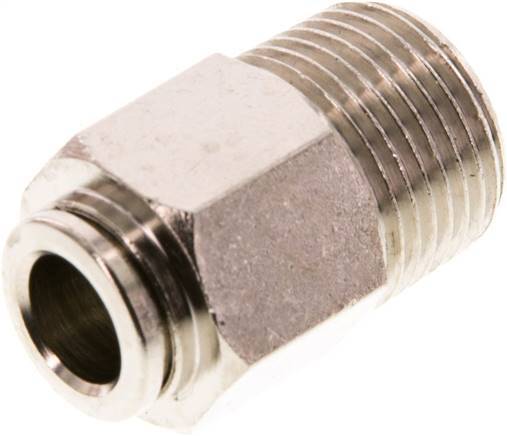 [F267C] raccord enfichable 8mm x R3/8'' à filetage mâle Laiton FKM