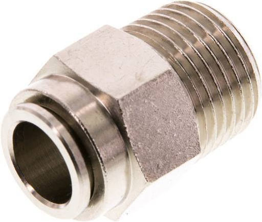 [F267G] raccord enfichable 12mm x R1/2'' à filetage mâle Laiton FKM