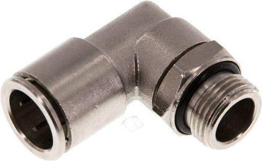 [F2699] raccord coudé 90deg 14mm x G3/8'' à filetage mâle laiton NBR rotatif