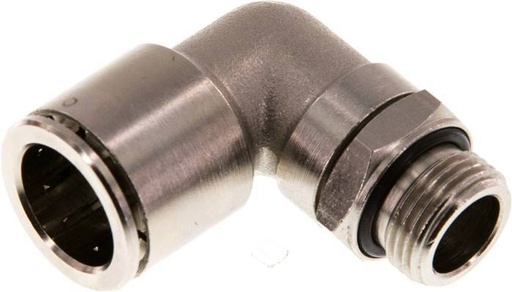 [F269A] raccord coudé 90deg 16mm x G3/8'' à filetage mâle laiton NBR rotatif