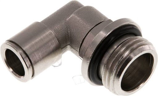 [F269B] raccord enfichable coudé 90deg 10mm x G1/2'' avec filets mâles Laiton NBR Rotatif