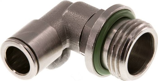 [F26A2] raccord enfichable coudé 90deg 10mm x G1/2'' avec filetage mâle laiton FKM rotatif