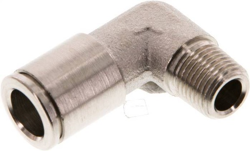 [F26A8] raccord enfichable coudé 90deg 8mm x R1/8'' à filetage mâle Laiton NBR
