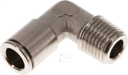 [F26AA] raccord enfichable coudé 90° 8mm x R1/4'' à filetage mâle laiton NBR