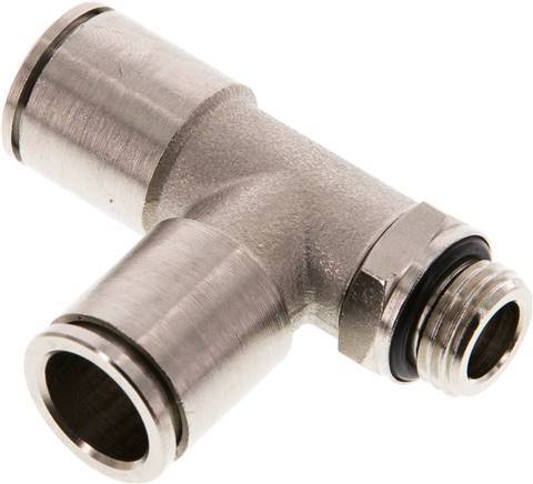 [F26EH] Racor en T en ángulo recto de 12mm x G1/4'' con rosca macho Latón NBR Giratorio