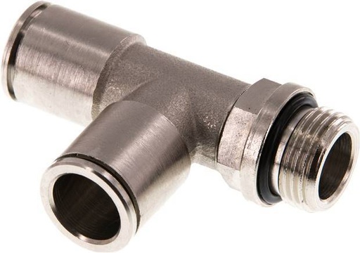 [F26EM] Racor en T de ángulo recto 12mm x G3/8'' con rosca macho Latón NBR Giratorio