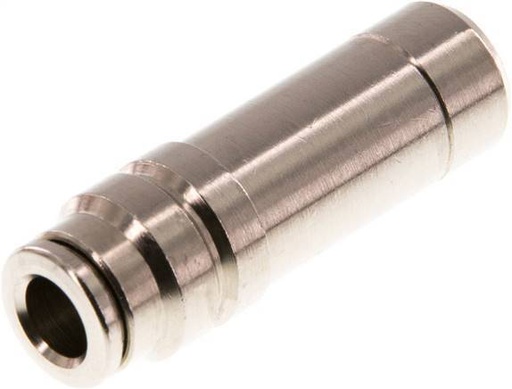 [F26JR] 6mm x 12mm Push-in Fitting with Plug-in Brass NBR