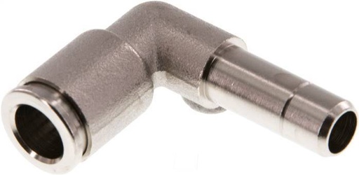 [F26KB] Raccord enfichable coudé 90deg 8mm x 8mm avec bouchon laiton NBR