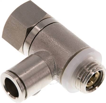 [F26PM] Clapet anti-retour pilote 8mm & G 1/4'' coude mâle laiton 0.5-10bar (7-145psi)