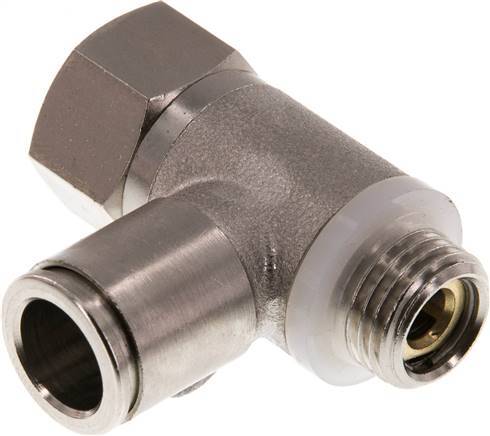 [F26PN] Clapet anti-retour pilote 10mm & G 1/4'' coude mâle laiton 0.5-10bar (7-145psi)