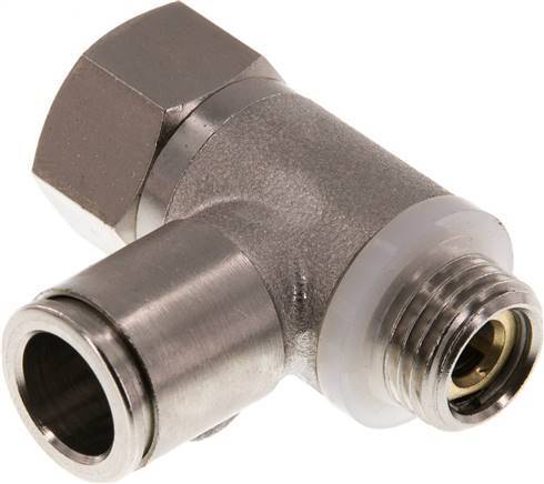[F26PN] Pilot Operated Check Valve 10mm & G 1/4'' Male Elbow Brass 0.5-10bar (7-145psi)