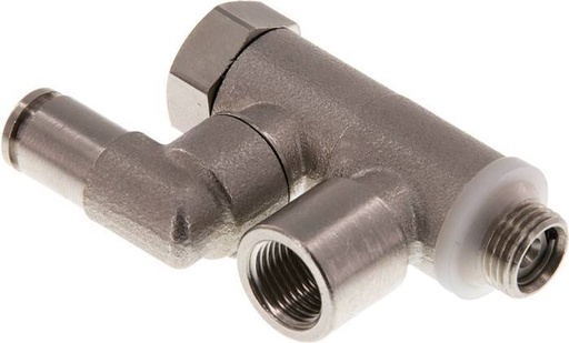 [F26PQ] Clapet anti-retour pilote 4mm & G1/8'' coude mâle laiton 0.5-10bar (7-145psi)