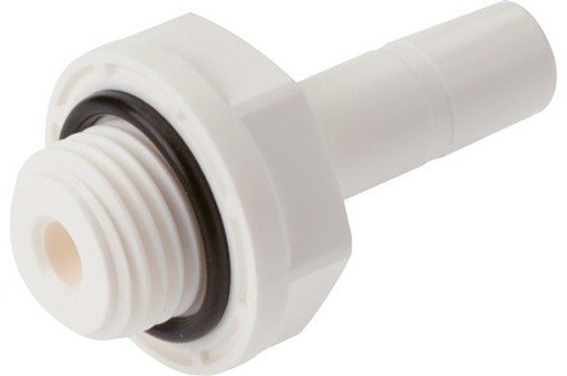 [F26TB] Raccord enfichable 8mm x R1/4'' avec filetage mâle Laiton/PA 66 NBR