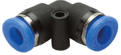 [F278A] 5/16'' 90deg Elbow Push-in Fitting PBT NBR