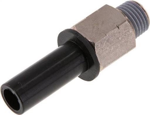 [F2798] raccord enfichable 1/2'' x 1/4'' NPT à filetage mâle Laiton/PBT NBR