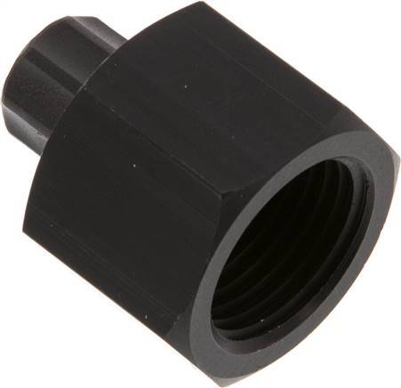 [F27WK] Racor recto de aluminio 6x4 y G1/2'' con rosca hembra