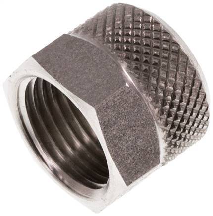 [F286F] 8x6mm (M12x1) Stainless Steel Union Nut