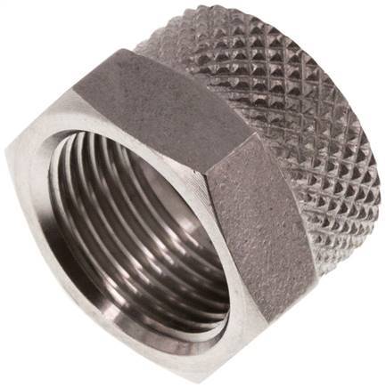 [F286G] 10x8mm (M14x1) Stainless Steel Union Nut