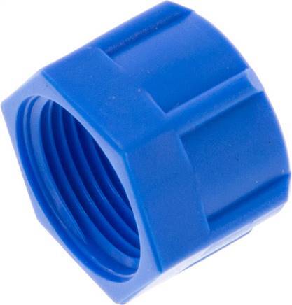 [F286N] Tuerca de unión de PVC 10x8mm (M14x1)