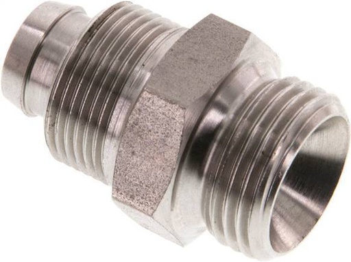 [F2879] 12x10 & G3/8'' Acier inoxydable 1.4571 Raccord instantane droit avec filetages mâles