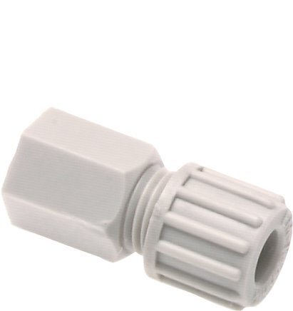 [F28BX] 6x4mm & G1/8'' PA Gerade Klemmverschraubung mit Innengewinde 10 bar