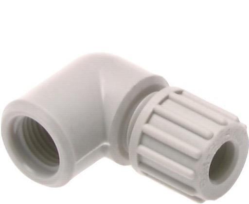 [F28J3] 6x4mm & G3/8'' PA L-Vorm Knelfitting Binnendraad 10bar