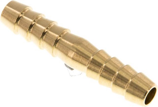 [F295C] 8 mm (5/16'') Brass Hose Connector 50mm