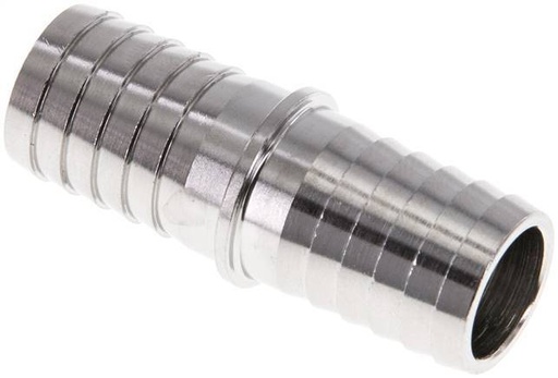 [F295G] 13 mm (1/2'') Stainless Steel 1.4301 Hose Connector 40mm