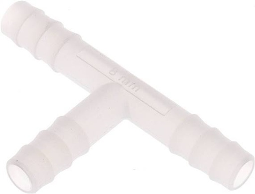 [F2985] 9 mm (3/8'') PVDF Tee Hose Connector