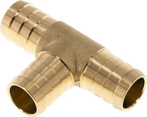 [F298E] 19 mm (3/4'') Brass Tee Hose Connector