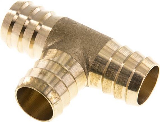 [F298F] 25 mm (1'') Brass Tee Hose Connector