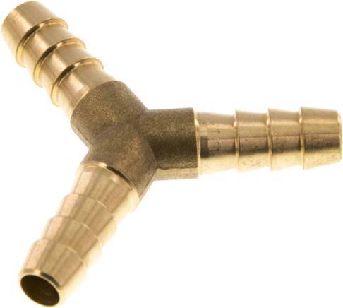 [F299N] 8 mm (5/16'') Brass Y Hose Connector