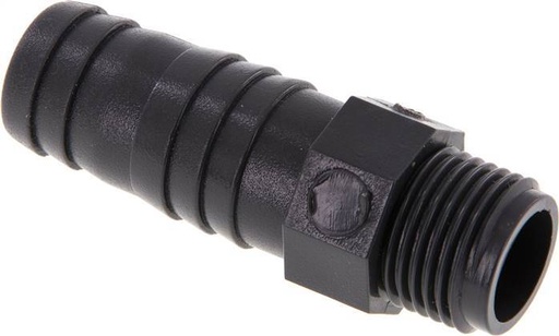 [F29AB] 20 mm & G1/2'' PVC-U Hose Barb Male 70mm EN 1452-3