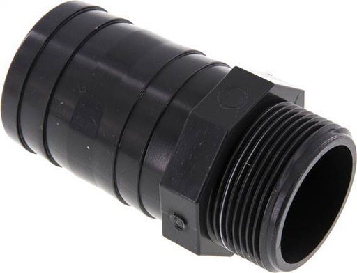 [F29AG] 50 mm & G1-1/2'' PVC-U Slangpilaar Buitendraad 99mm EN 1452-3