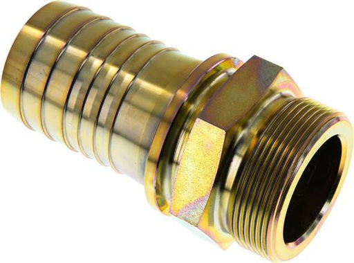 [F29C4] 50 mm (2'') & G2'' zink plated Steel Hose Barb Male Safety collars