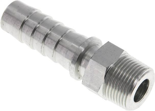 [F29CH] Pilier de tuyau en acier zingue 19x33 mm & R3/4'' avec filetage mâle DIN EN 14423