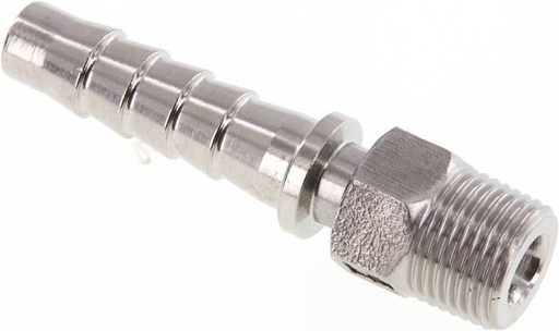 [F29CV] 13x25 mm & R1/2'' Stainless Steel 1.4301 Hose Pillar with Male Threads DIN EN 14423