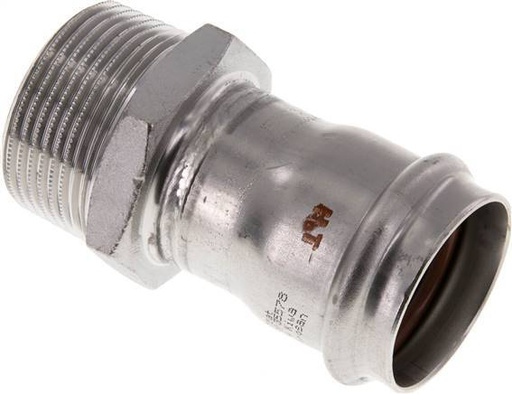 [F29N9] Racor a presión - 35 mm hembra y R 1-1/4'' macho - Acero inoxidable