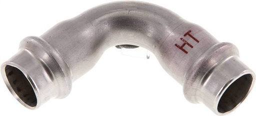 [F29TH] 90deg Elbow Press Fitting - 15mm Female - Stainless Steel