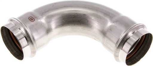 [F29TQ] 90deg Elbow Press Fitting - 54mm Female - Stainless Steel