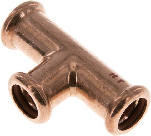 [F29U7] Tee Press Fitting - 15mm Female - Copper alloy