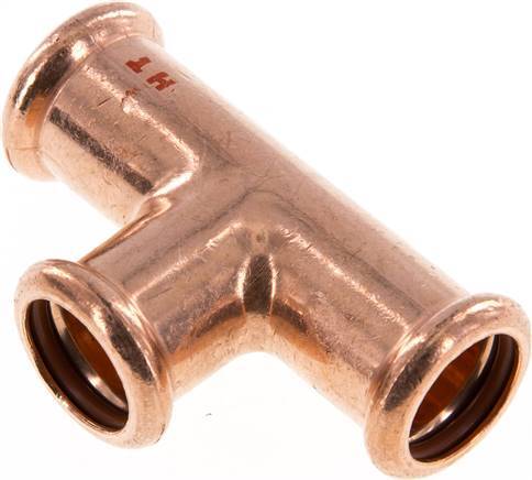 [F29U8] Tee Press Fitting - 18mm Female - Copper alloy