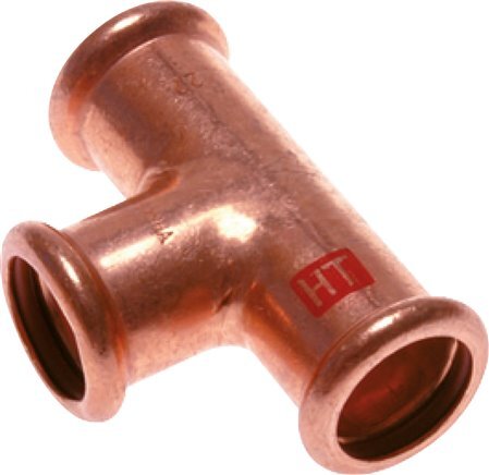 [F29UE] Tee Press Fitting - 64mm Female - Copper alloy