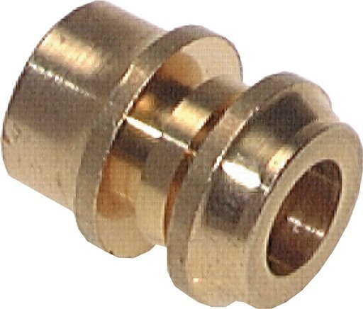 [F2A38] 4mm Brass Rechte Knelfitting DN 1275bar DIN EN 1254-2