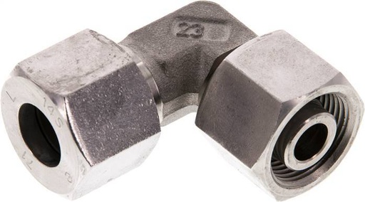 [F2BSX] 14S Stainless Steel Elbow Cutting Fitting with Swivel 630 bar FKM Adjustable ISO 8434-1