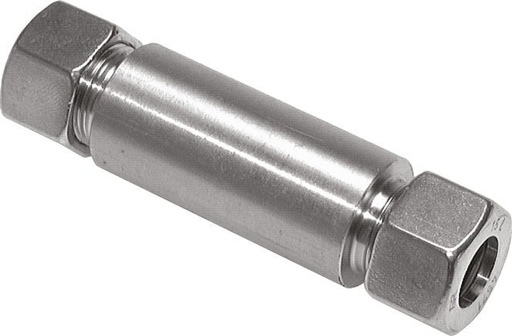 [F2CTY] 6L Edelstahl gerade Schweißen Schneiden Fitting Bulkhead 315 bar ISO 8434-1