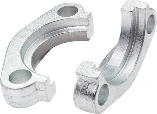 [F2DGW] 1/2'' SAE Flange Halves 3000 PSI Steel ISO 6162-1